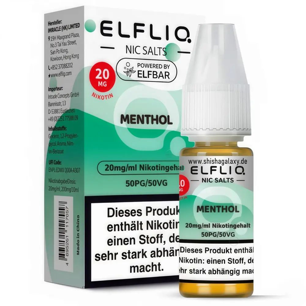 Elfliq ELFLIQ / Elfbar - Menthol - E-Liquid - Nikotin 20 mg/ml