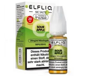 Elfliq Sour Apple - E-Liquid - Nikotin 20 mg/ml