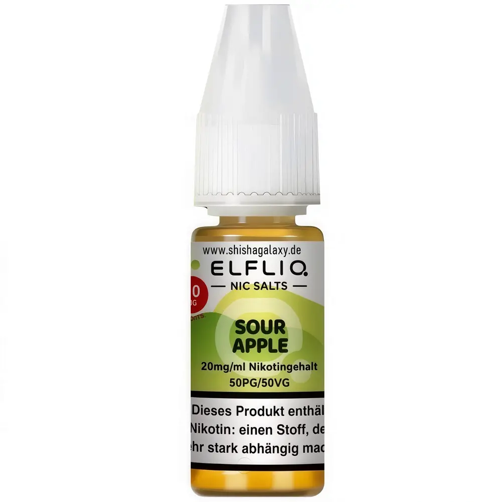 Elfliq ELFLIQ / Elfbar - Sour Apple - E-Liquid - Nikotin 20 mg/ml