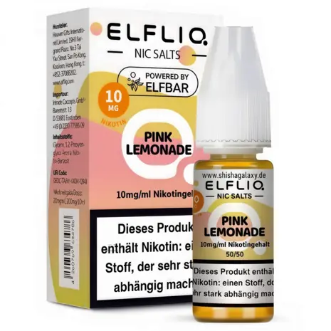 Elfliq ELFLIQ / Elfbar - Pink Lemonade - E-Liquid - Nikotin 20 mg/ml