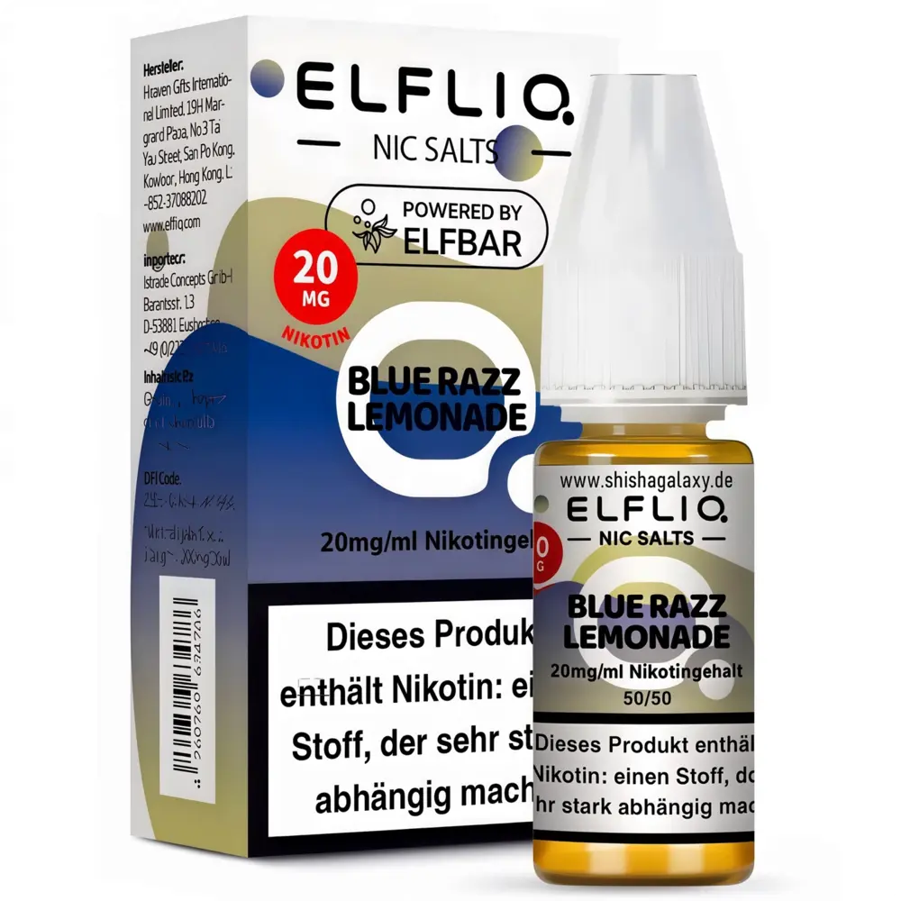 Elfliq ELFLIQ / Elfbar - Blue Razz Lemonade - E-Liquid - Nikotin 20 mg/ml