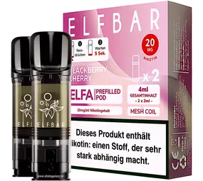 Elfbar ELFA - Blackberry Cherry - Liquid Pod - Nikotin 20 mg - 2er Pack