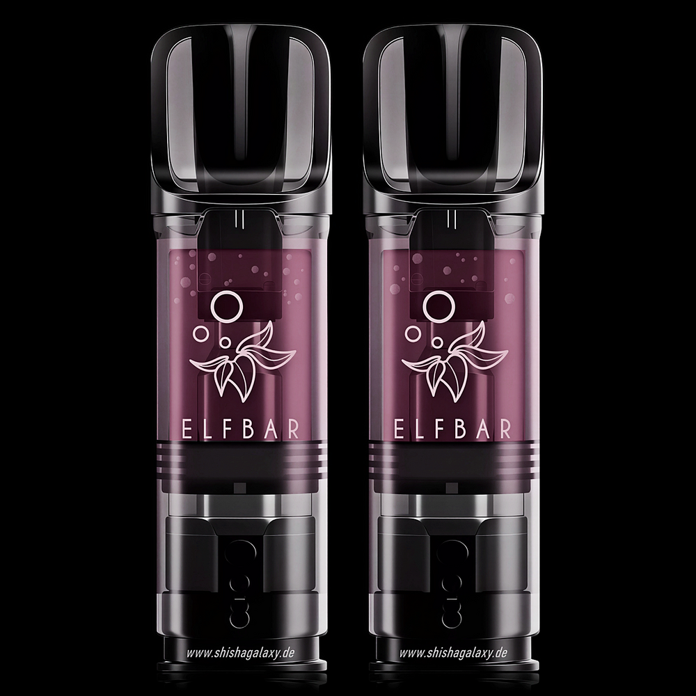 Elfbar Elfbar - ELFA - Blackberry Cherry - Liquid Pod - 2 ml - Nikotin 20 mg - 10er Pack (5x2er Pack)