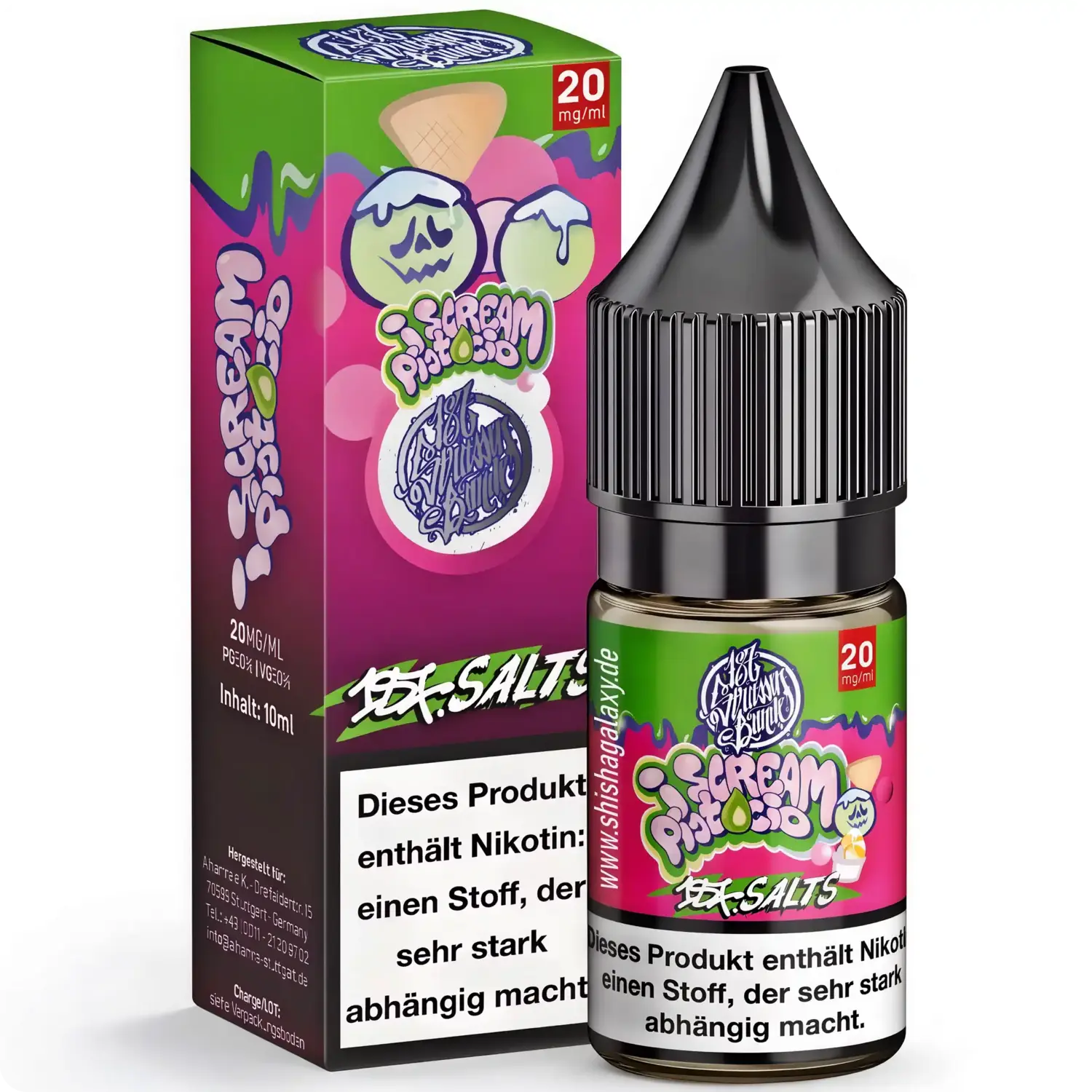 187 Salts - I Scream Pistachio - E-Liquid - Nikotin 20 mg/ml