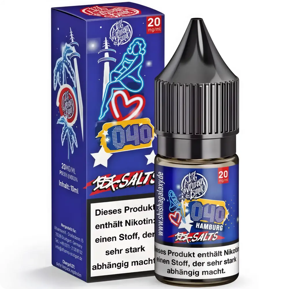 187 Strassenbande 187 Salts - 040 Hamburg - E-Liquid - Nikotin 20 mg/ml