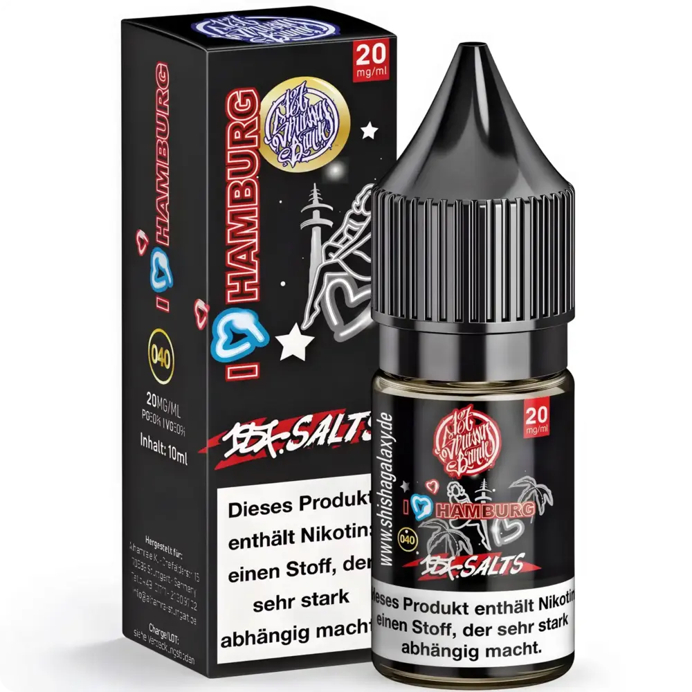 187 Strassenbande 187 Salts - I Love Hamburg - E-Liquid - Nikotin 10 mg/ml