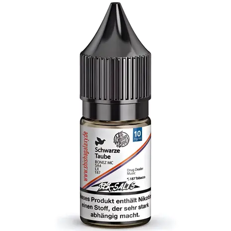 187 Strassenbande 187 Salts - Schwarze Taube - E-Liquid - Nikotin 10 mg/ml