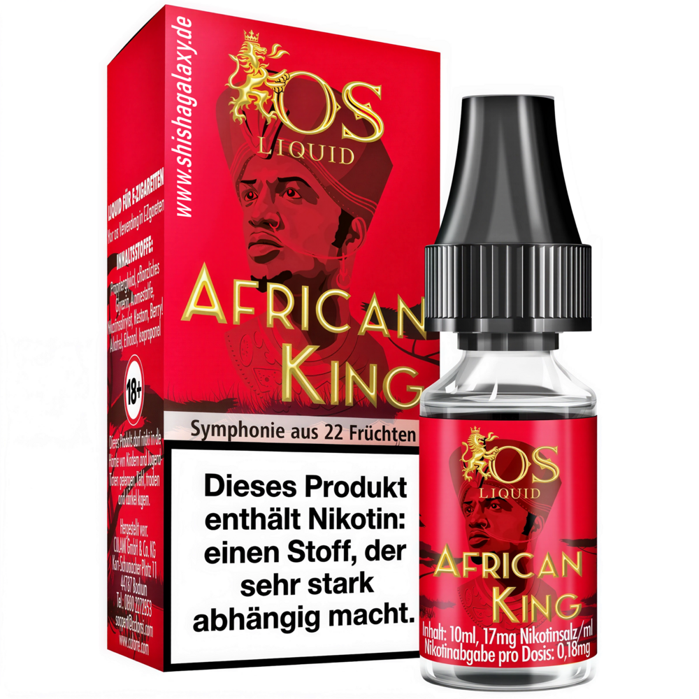 O´s Tobacco Os - African King - E-Liquid - Nikotin 17 mg/ml