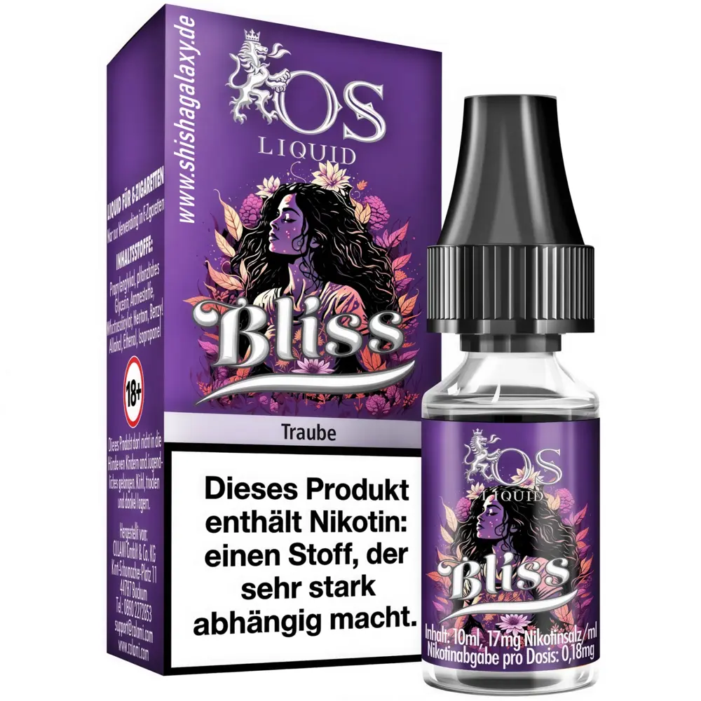 O´s Tobacco Os - Bliss - E-Liquid - Nikotin 17 mg/ml