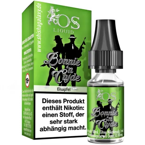 O´s Tobacco Os - Bonnie´n Clyde - E-Liquid - Nikotin 17 mg/ml