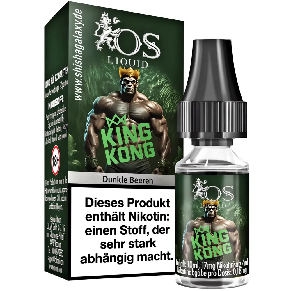 O´s Tobacco Os - King Kong - E-Liquid - Nikotin 17 mg/ml