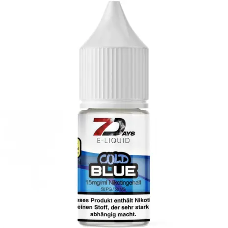 7 Days Platin 7 Days - Cold Blue - E-Liquid - Nikotin 15 mg/ml 7 Days Platin 7 Days - Cold Blue - E-Liquid - Nikotin 15 mg/ml