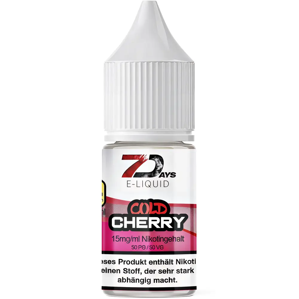 7 Days Platin 7 Days - Cold Cherry - E-Liquid - Nikotin 15 mg/ml 7 Days Platin 7 Days - Cold Cherry - E-Liquid - Nikotin 15 mg/ml