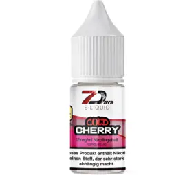 7 Days Platin Cold Cherry - E-Liquid - Nikotin 15 mg/ml 7 Days Platin Cold Cherry - E-Liquid - Nikotin 15 mg/ml
