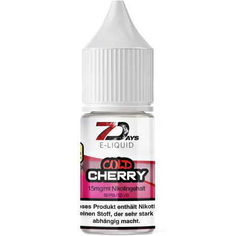 7 Days Platin 7 Days - Cold Cherry - E-Liquid - Nikotin 15 mg/ml 7 Days Platin 7 Days - Cold Cherry - E-Liquid - Nikotin 15 mg/ml