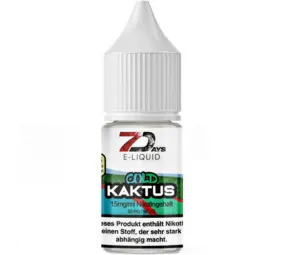 7 Days Platin Cold Kaktus - E-Liquid - Nikotin 15 mg/ml 7 Days Platin Cold Kaktus - E-Liquid - Nikotin 15 mg/ml