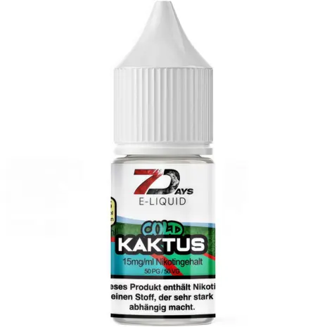 7 Days Platin 7 Days - Cold Kaktus - E-Liquid - Nikotin 15 mg/ml