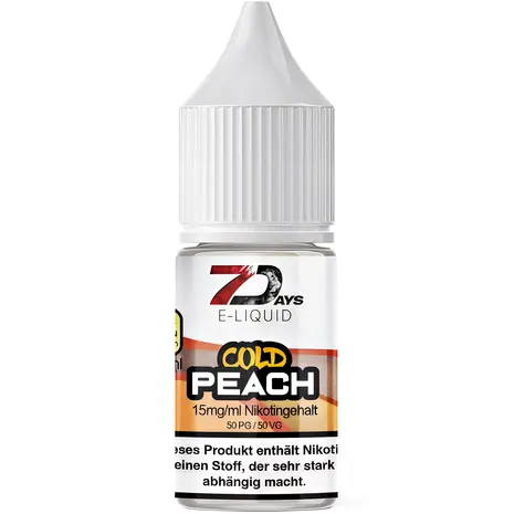 7 Days Platin 7 Days - Cold Peach - E-Liquid - Nikotin 15 mg/ml