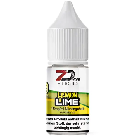 7 Days Platin 7 Days - Lemon Lime - E-Liquid - Nikotin 15 mg/ml 7 Days Platin 7 Days - Lemon Lime - E-Liquid - Nikotin 15 mg/ml