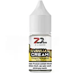 7 Days Platin Vanilla Cream - E-Liquid - Nikotin 15 mg/ml 7 Days Platin Vanilla Cream - E-Liquid - Nikotin 15 mg/ml