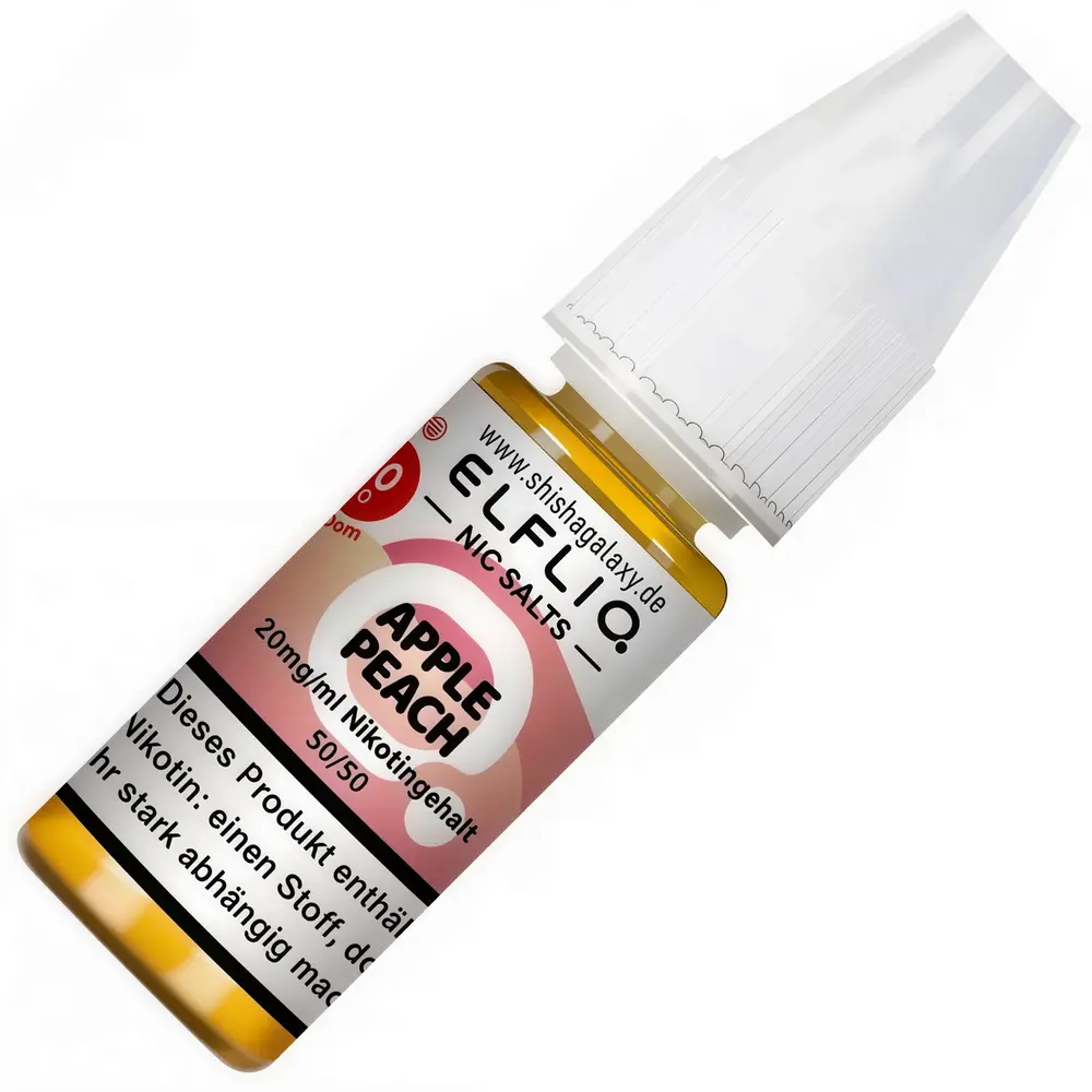 Elfliq Elfbar Elfliq - Apple Peach - Nikotinsalz Liquid - Nikotin 20 mg/ml - 10er Pack (100 ml)