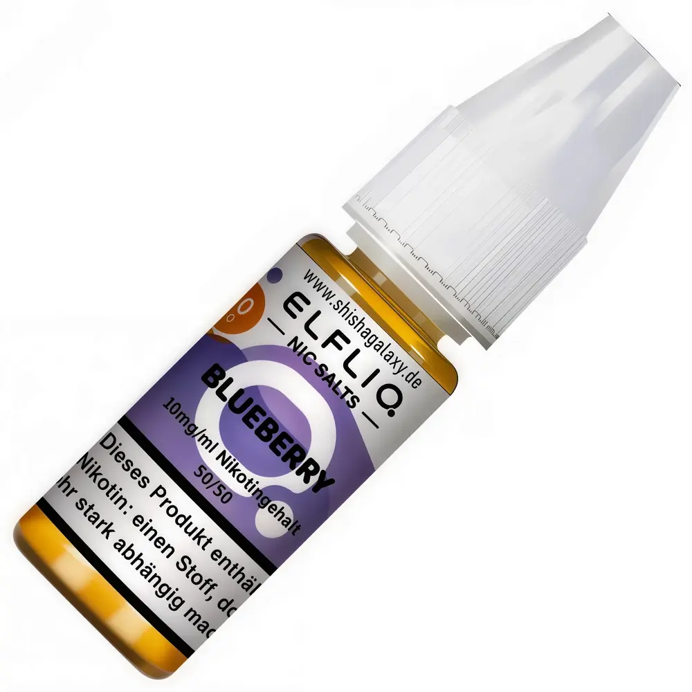 Elfliq Elfbar Elfliq - Blueberry - Nikotinsalz Liquid - Nikotin 10 mg/ml - 10er Pack (100 ml)