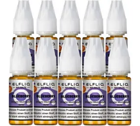 Elfliq Blueberry - E-Liquid - Nikotin 10 mg/ml - 10er Pack