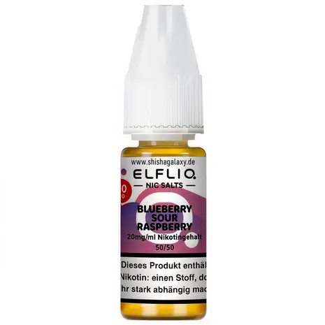 Elfliq ELFLIQ / Elfbar - Blueberry Sour Raspberry - E-Liquid - Nikotin 20 mg/ml - 10er Pack Elfliq ELFLIQ / Elfbar - Blueberry Sour Raspberry - E-Liquid - Nikotin 20 mg/ml - 10er Pack