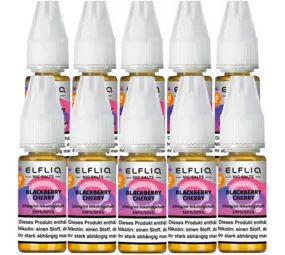 Elfliq Blackberry Cherry - E-Liquid - Nikotin 10 mg/ml - 10er Pack