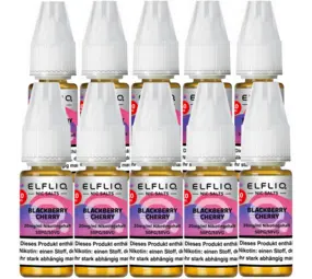 Elfliq Blackberry Cherry - Nikotinsalz Liquid – 20 mg/ml – 10er Pack Elfliq Blackberry Cherry - Nikotinsalz Liquid – 20 mg/ml – 10er Pack