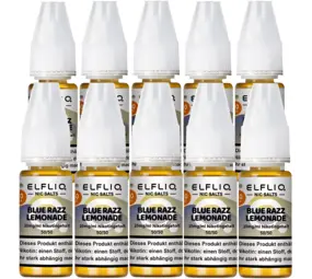 Elfliq Blue Razz Lemonade - Nikotinsalz Liquid - Nikotin 10 mg/ml - 10er Pack