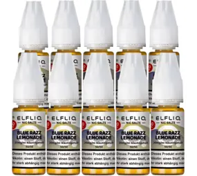 Elfliq Blue Razz Lemonade - Nikotinsalz Liquid - Nikotin 20 mg/ml - 10er Pack