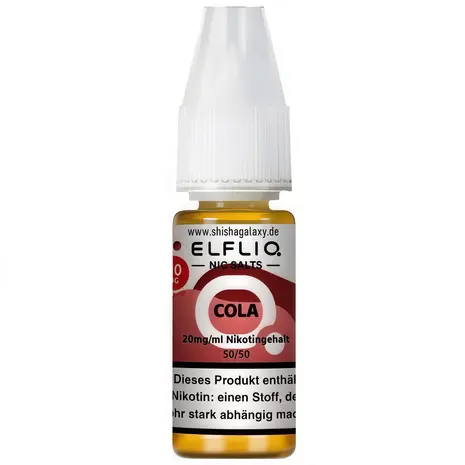 Elfliq Elfbar Elfliq - Cola - Nikotinsalz Liquid - Nikotin 20 mg/ml - 10er Pack (100 ml) Elfliq Elfbar Elfliq - Cola - Nikotinsalz Liquid - Nikotin 20 mg/ml - 10er Pack (100 ml)
