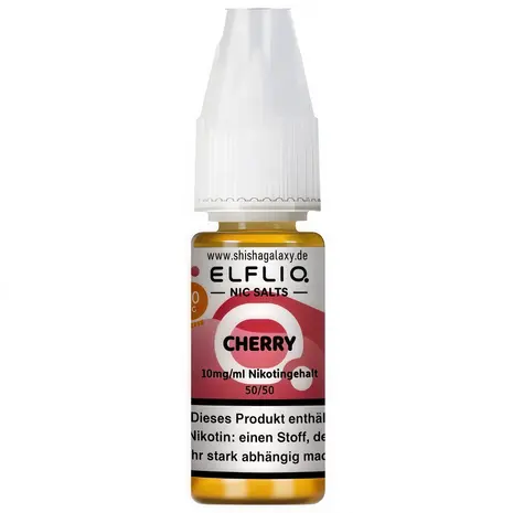 Elfliq Elfbar Elfliq - Cherry - Nikotinsalz Liquid - Nikotin 10 mg/ml - 10er Pack (100 ml) Elfliq Elfbar Elfliq - Cherry - Nikotinsalz Liquid - Nikotin 10 mg/ml - 10er Pack (100 ml)