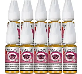 Elfliq Cherry Cola - Nikotinsalz Liquid - Nikotin 20 mg/ml - 10er Pack Elfliq Cherry Cola - Nikotinsalz Liquid - Nikotin 20 mg/ml - 10er Pack