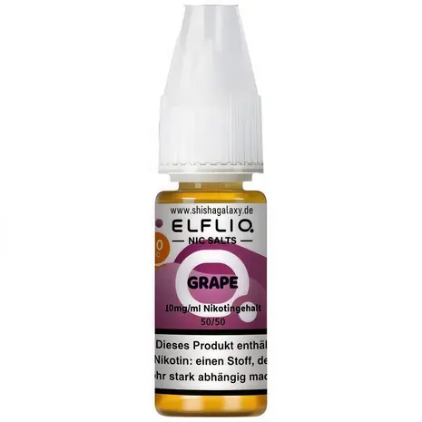 Elfliq Elfbar Elfliq - Grape - Nikotinsalz Liquid - Nikotin 10 mg/ml - 10er Pack (100 ml) Elfliq Elfbar Elfliq - Grape - Nikotinsalz Liquid - Nikotin 10 mg/ml - 10er Pack (100 ml)