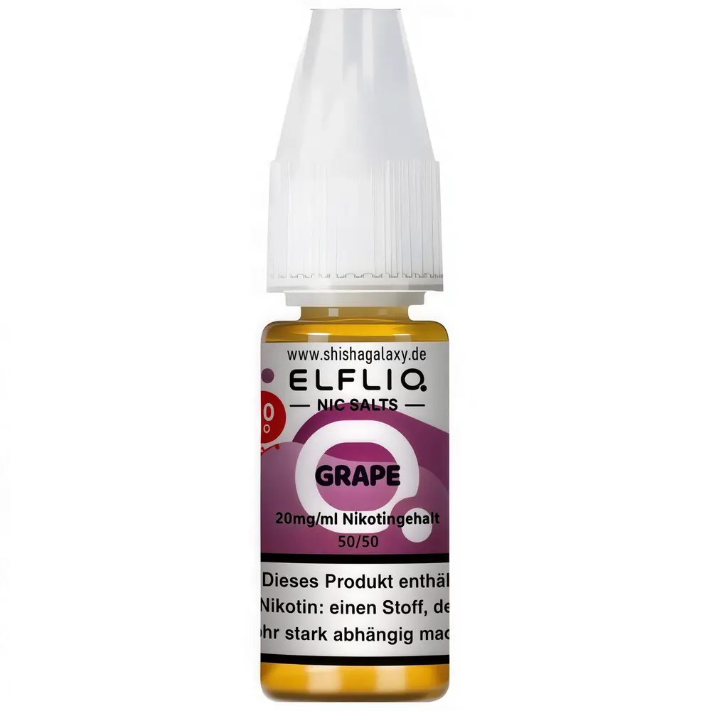 Elfliq Elfbar Elfliq - Grape - Nikotinsalz Liquid - Nikotin 20 mg/ml - 10er Pack (100 ml) Elfliq Elfbar Elfliq - Grape - Nikotinsalz Liquid - Nikotin 20 mg/ml - 10er Pack (100 ml)