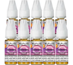 Elfliq Mix Berries - Nikotinsalz Liquid - Nikotin 10 mg/ml - 10er Pack