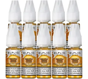 Elfliq Pineapple Mango Orange - Nikotinsalz Liquid - Nikotin 10 mg/ml - 10er Pack
