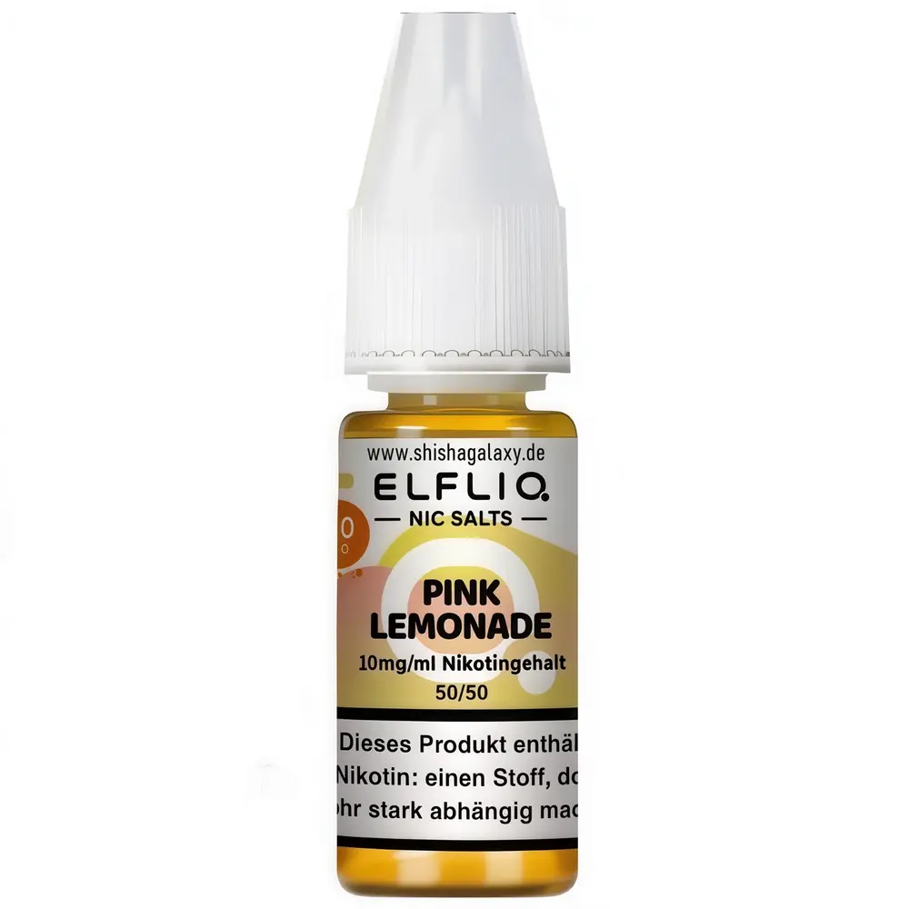 Elfliq Elfbar Elfliq - Pink Lemonade - Nikotinsalz Liquid - Nikotin 10 mg/ml - 10er Pack (100 ml)