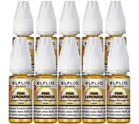 Elfliq Pink Lemonade - Nikotinsalz Liquid - Nikotin 10 mg/ml - 10er Pack