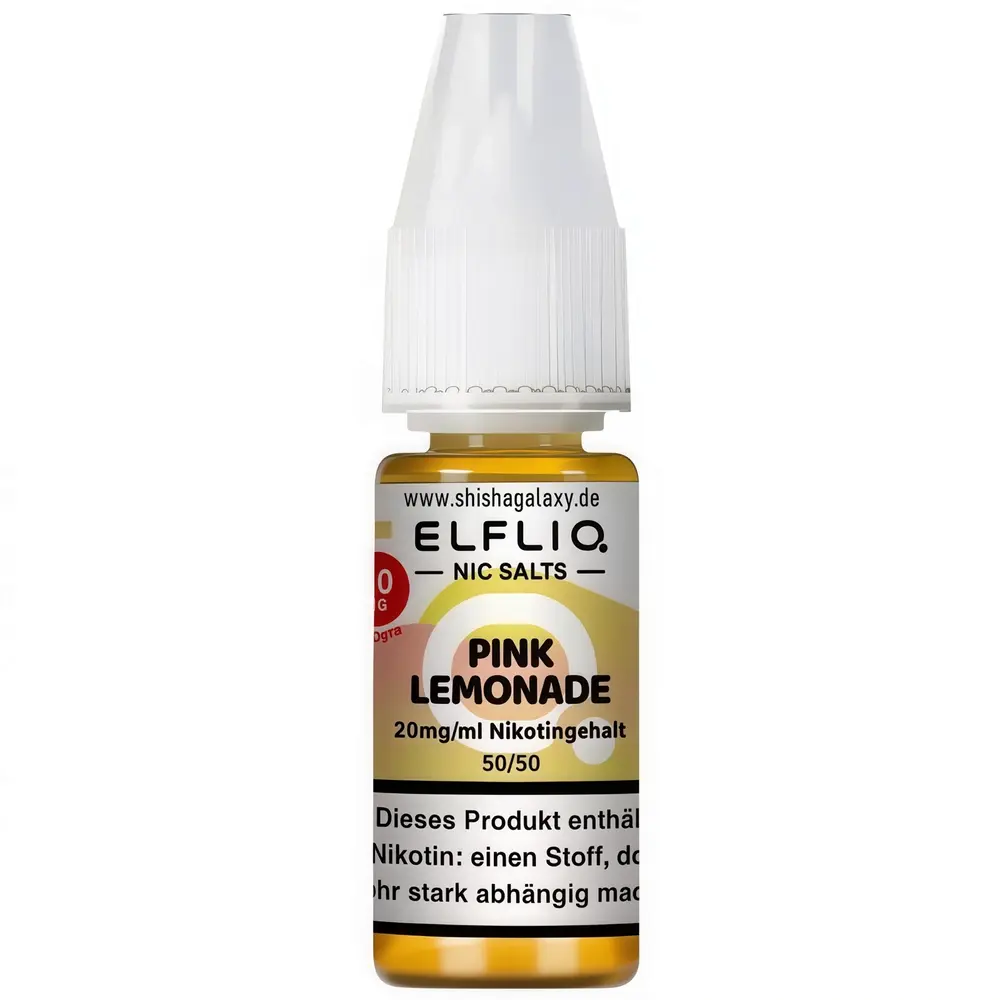 Elfliq Elfbar Elfliq - Pink Lemonade - Nikotinsalz Liquid - Nikotin 20 mg/ml - 10er Pack (100 ml)