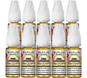 Elfliq Pink Lemonade - Nikotinsalz Liquid - Nikotin 20 mg/ml - 10er Pack