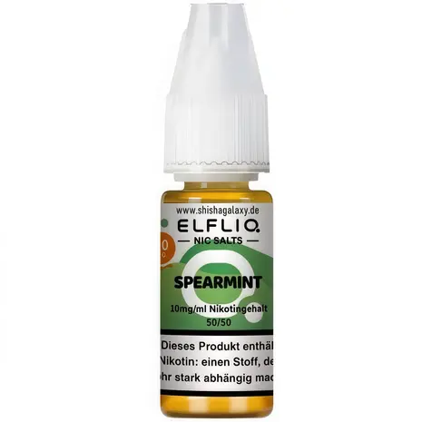 Elfliq Elfbar Elfliq - Spearmint - Nikotinsalz Liquid - Nikotin 10 mg/ml - 10er Pack (100 ml)