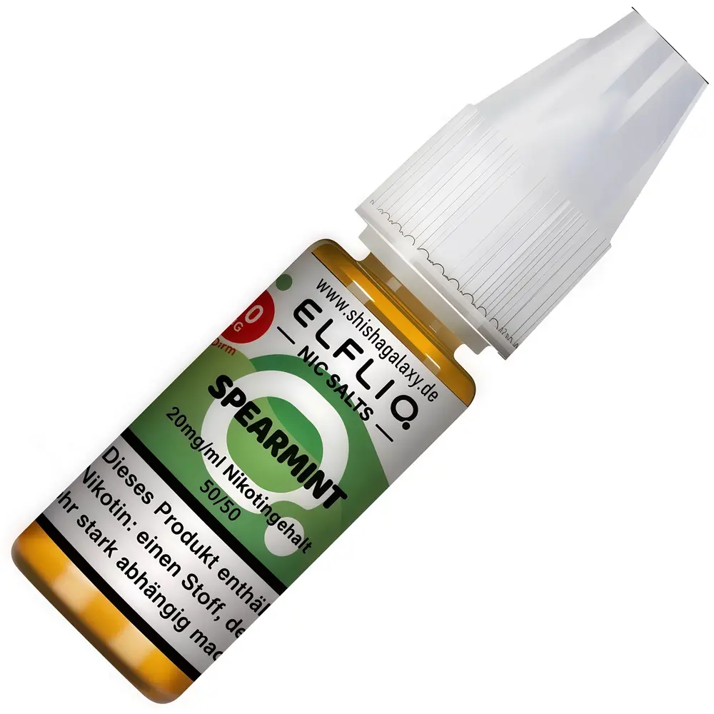 Elfliq Elfbar Elfliq - Spearmint - Nikotinsalz Liquid - Nikotin 20 mg/ml - 10er Pack (100 ml)