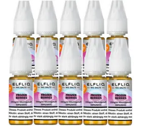 Elfliq Frozen Berries - Nikotinsalz Liquid - Nikotin 10 mg/ml - 10er Pack