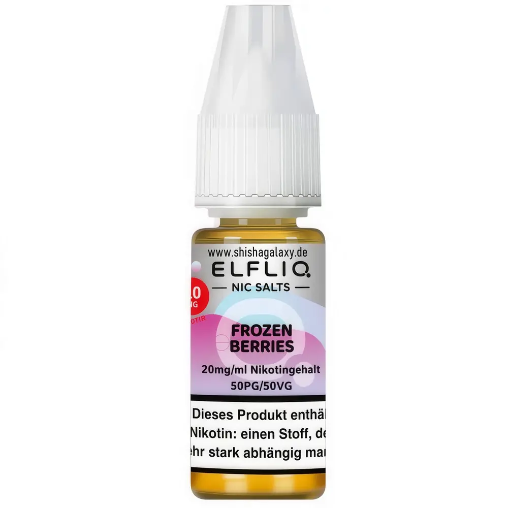 Elfliq Elfbar Elfliq - Frozen Berries - Nikotinsalz Liquid - Nikotin 20 mg/ml - 10er Pack (100 ml)
