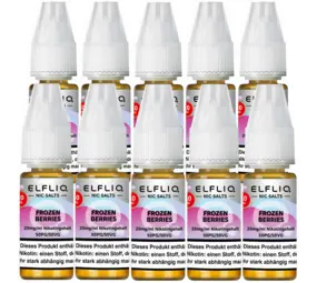 Elfliq Frozen Berries - Nikotinsalz Liquid - Nikotin 20 mg/ml - 10er Pack