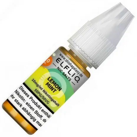 Elfliq Elfbar Elfliq - Lemon Mint - Nikotinsalz Liquid - Nikotin 10 mg/ml - 10er Pack (100 ml)
