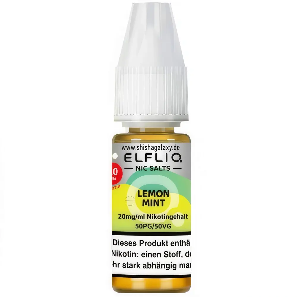 Elfliq Elfbar Elfliq - Lemon Mint - Nikotinsalz Liquid - Nikotin 20 mg/ml - 10er Pack (100 ml) Elfliq Elfbar Elfliq - Lemon Mint - Nikotinsalz Liquid - Nikotin 20 mg/ml - 10er Pack (100 ml)